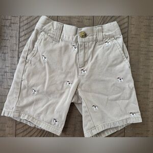 Janie and Jack Tan Trousers dogs size 3t